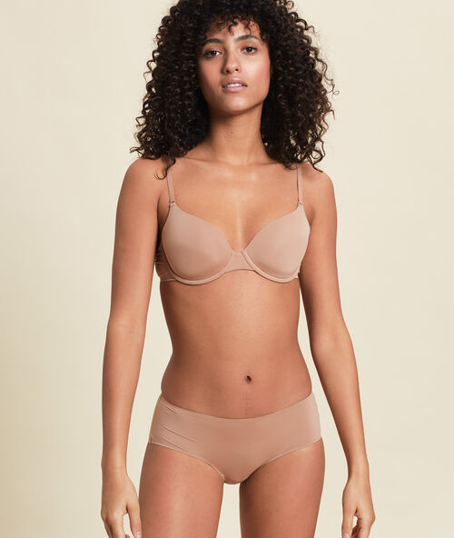 Shorty en microfibre dune.