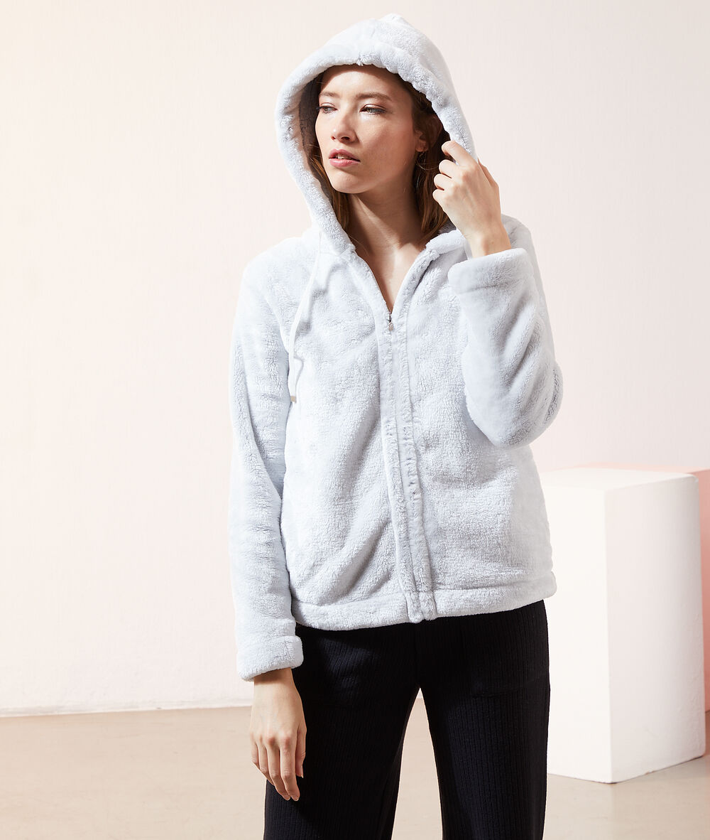 Veste homewear gris.