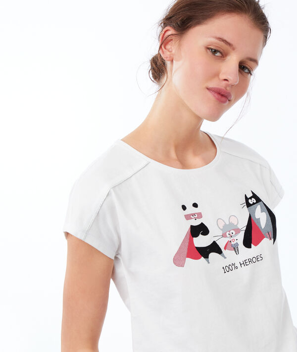 T-shirt imprimé T-shirt imprimé;${refinementColor}