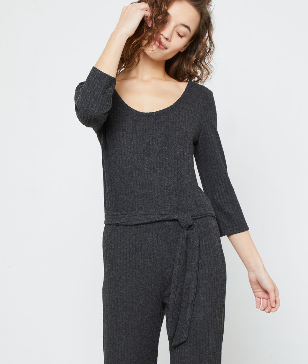 Combinaison loungewear anthracite.