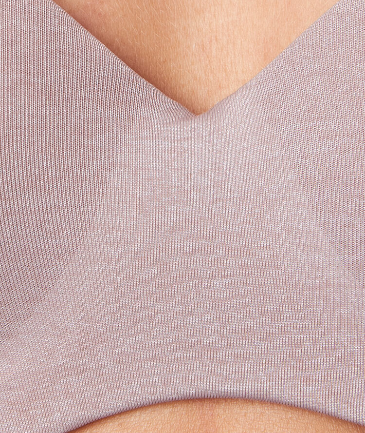 Bandeau push-up, bretelles amovibles, bonnet b taupe.