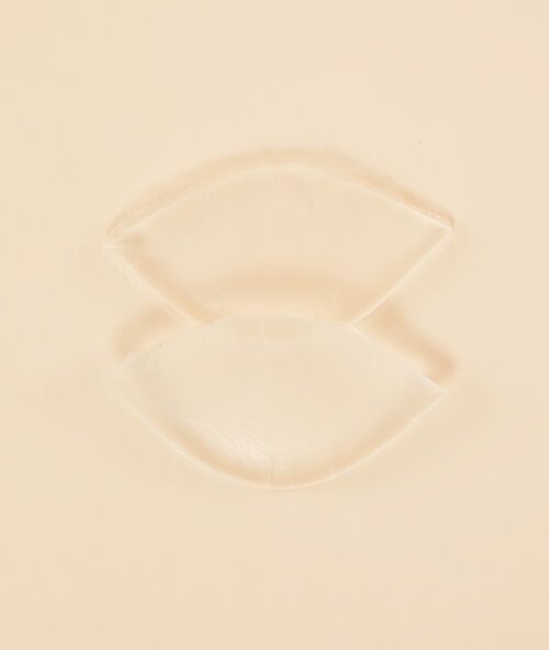 Kussentjes in silicone transparent.