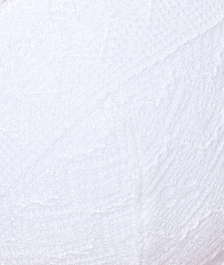 Soft bra: gewatteerde beha volledig in kant soepele beugels wit.