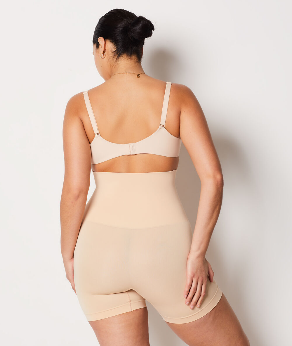 Shaping panty met hoge taille - gemiddelde ondersteuning beige.