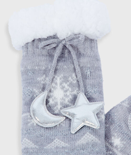 Chaussettes homewear nouées à motifs Chaussettes homewear nouées à motifs