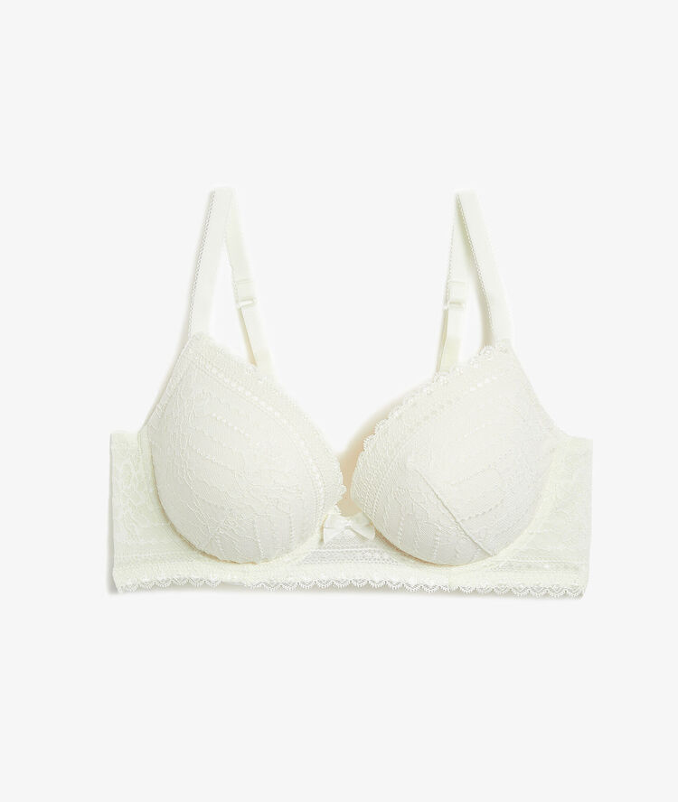 Soutien-gorge n°5 - coques fines ecru.