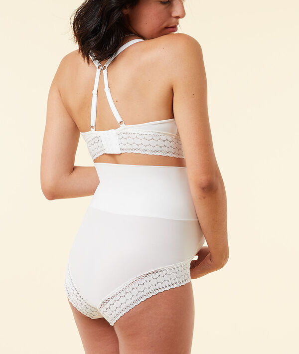 Culotte taille haute ceinture rabattable Culotte taille haute ceinture rabattable;${refinementColor}