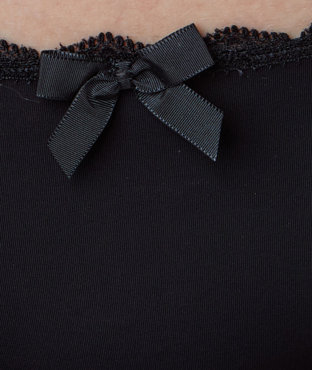 Hipster microfibre noir.