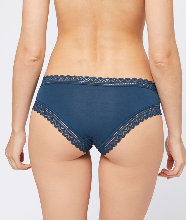 Shorty 90% modal, bords dentelle Shorty 90% modal, bords dentelle;${refinementColor}