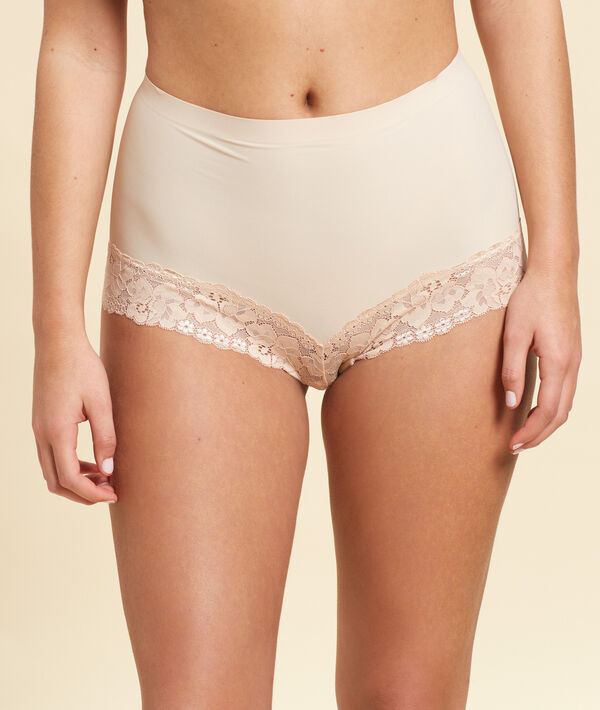 Culotte taille haute dentelle - Maintien léger Culotte taille haute dentelle - Maintien léger;${refinementColor}
