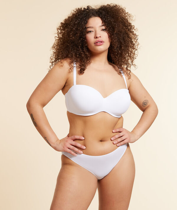 Bandeau microfibre, bretelles amovibles, bonnet E Bandeau microfibre, bretelles amovibles, bonnet E;${refinementColor}