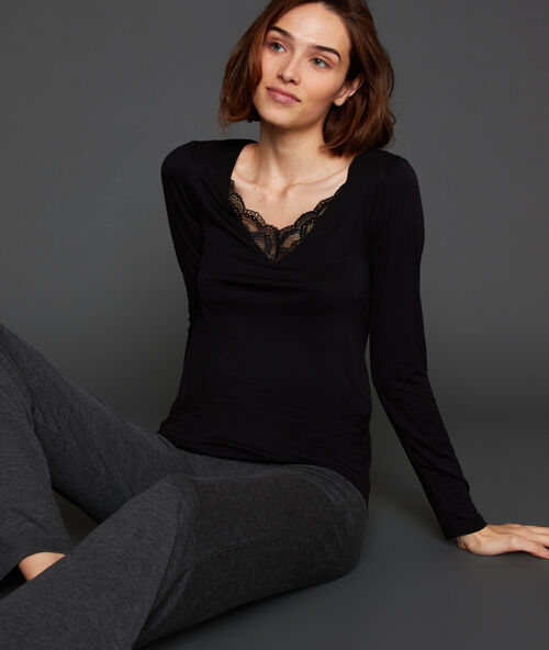 Broek, homewear grijs.