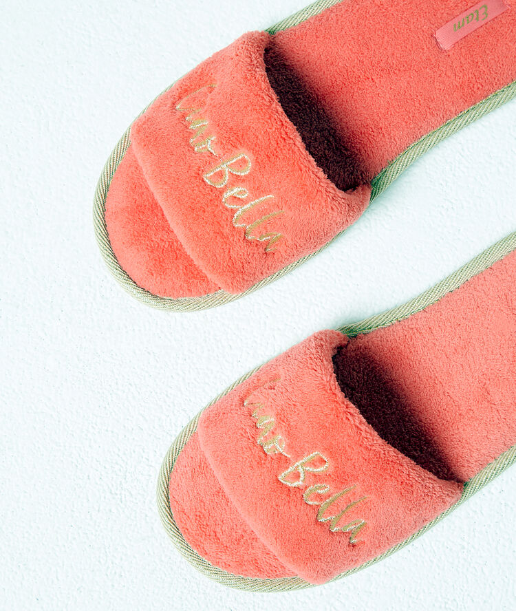Teenslippers ciao bella koraal.
