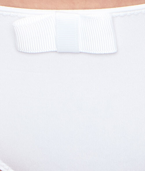 Slip microvezel en kant ecru.
