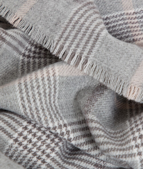 Plaid doux à carreaux Plaid doux à carreaux