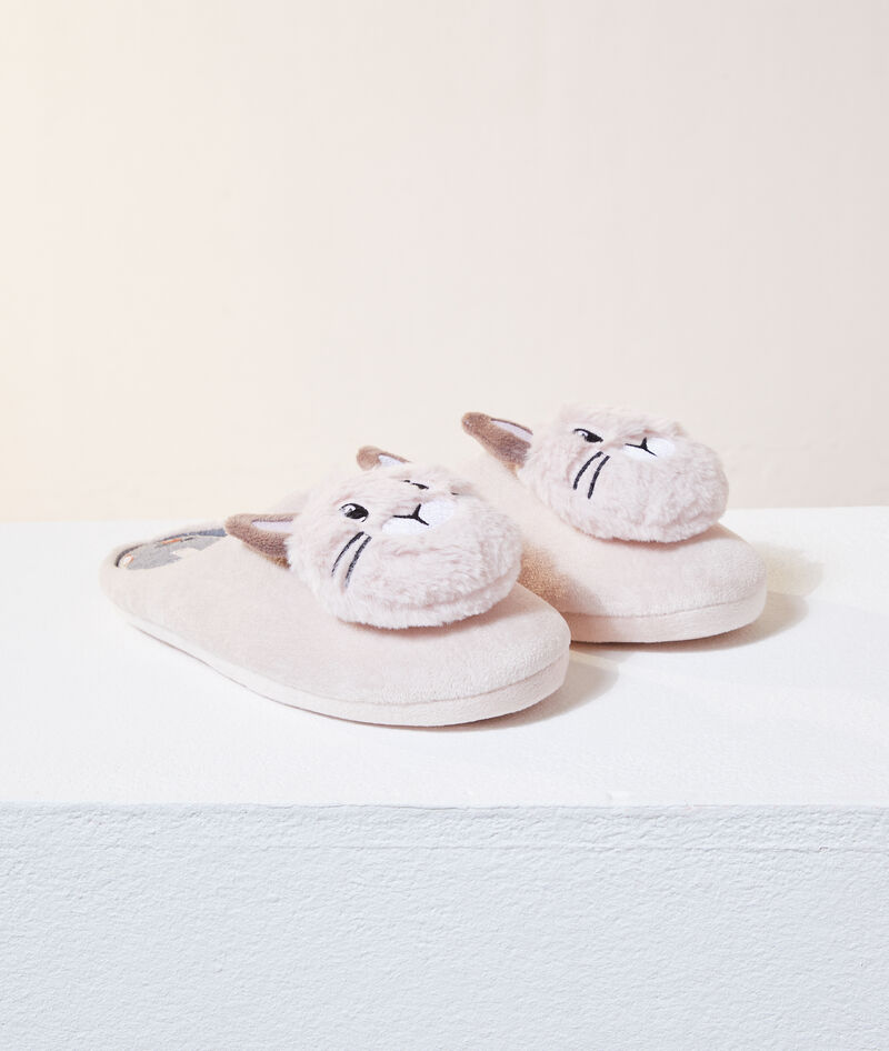 Mules Ecureuil Nino Beige Etam Achat chaussons etam pas cher, neuf comme d'occasion. etam