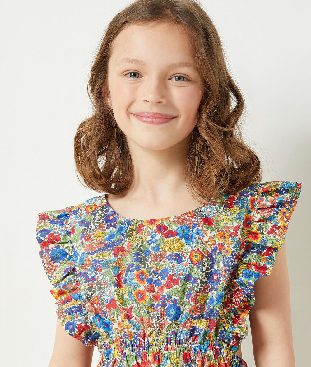 Robe Made with Liberty Fabric MARGARET MULTICOLORE ETAM