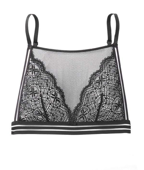 Bralette in kant en tule Bralette in kant en tule