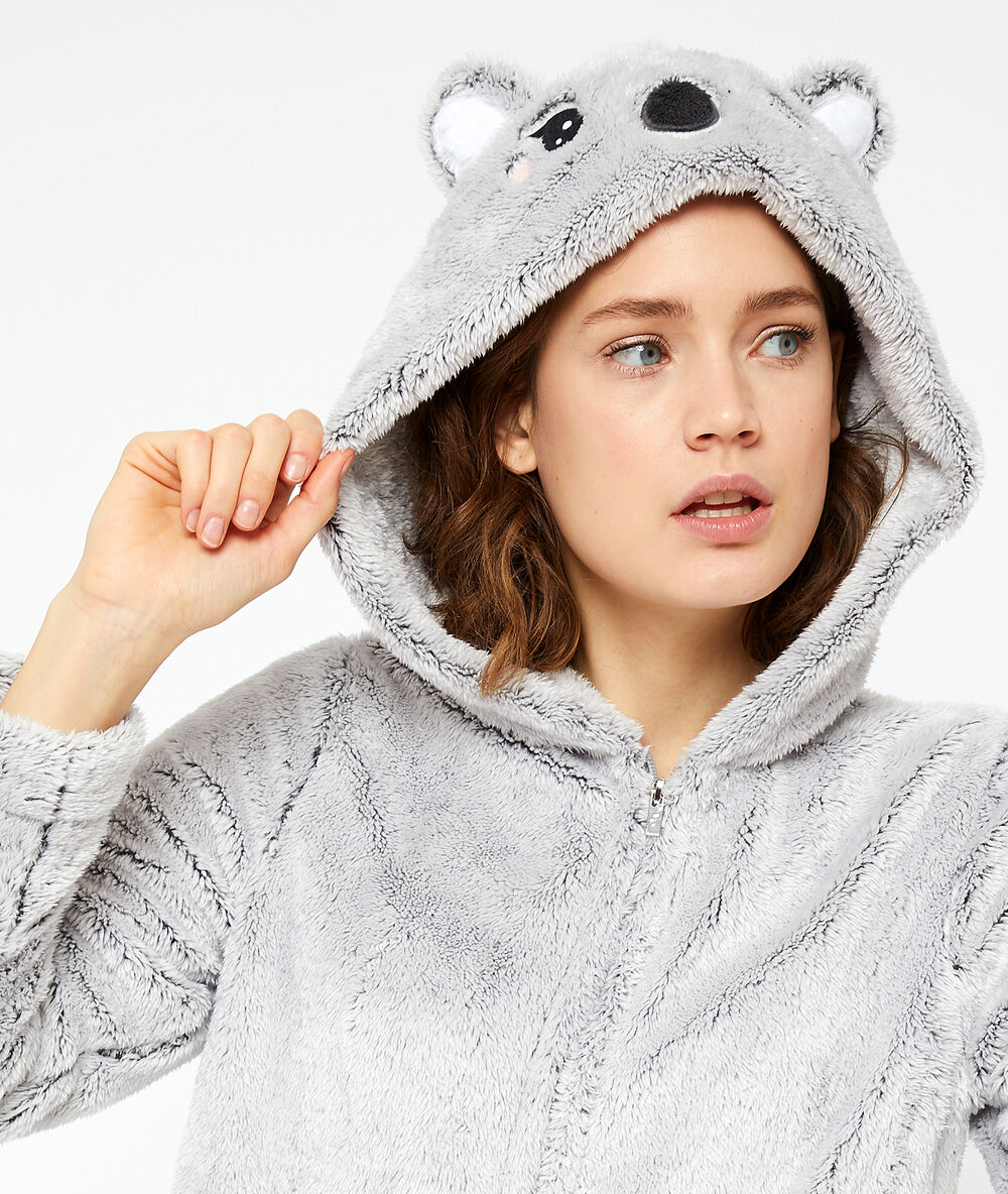 Déshabillé koala gris.