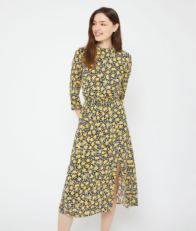 Lange Jurk Met Bloemenprint