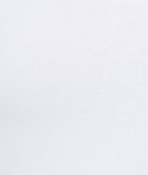 Débardeur coton majoritaire blanc.