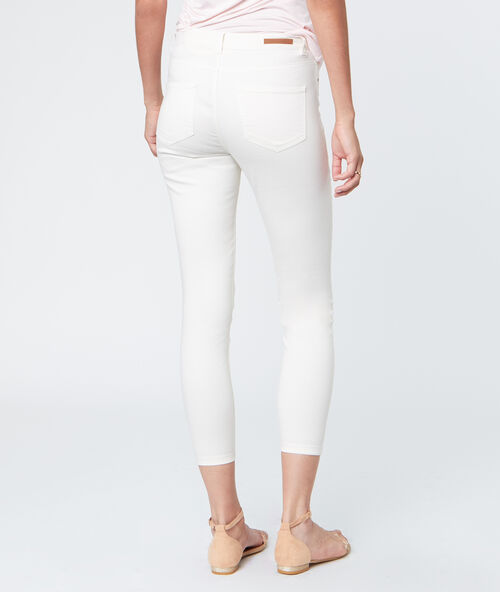 Capri pantalon, katoen ecru.