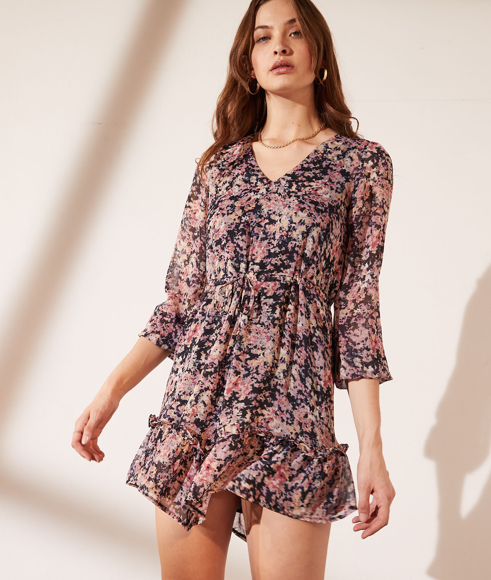 robe imprimée fluide