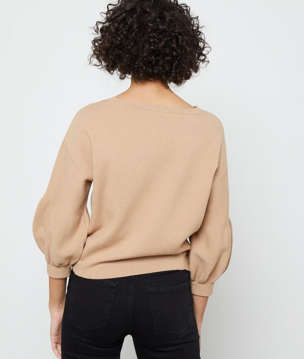 Pull met ballonmouwen Pull met ballonmouwen