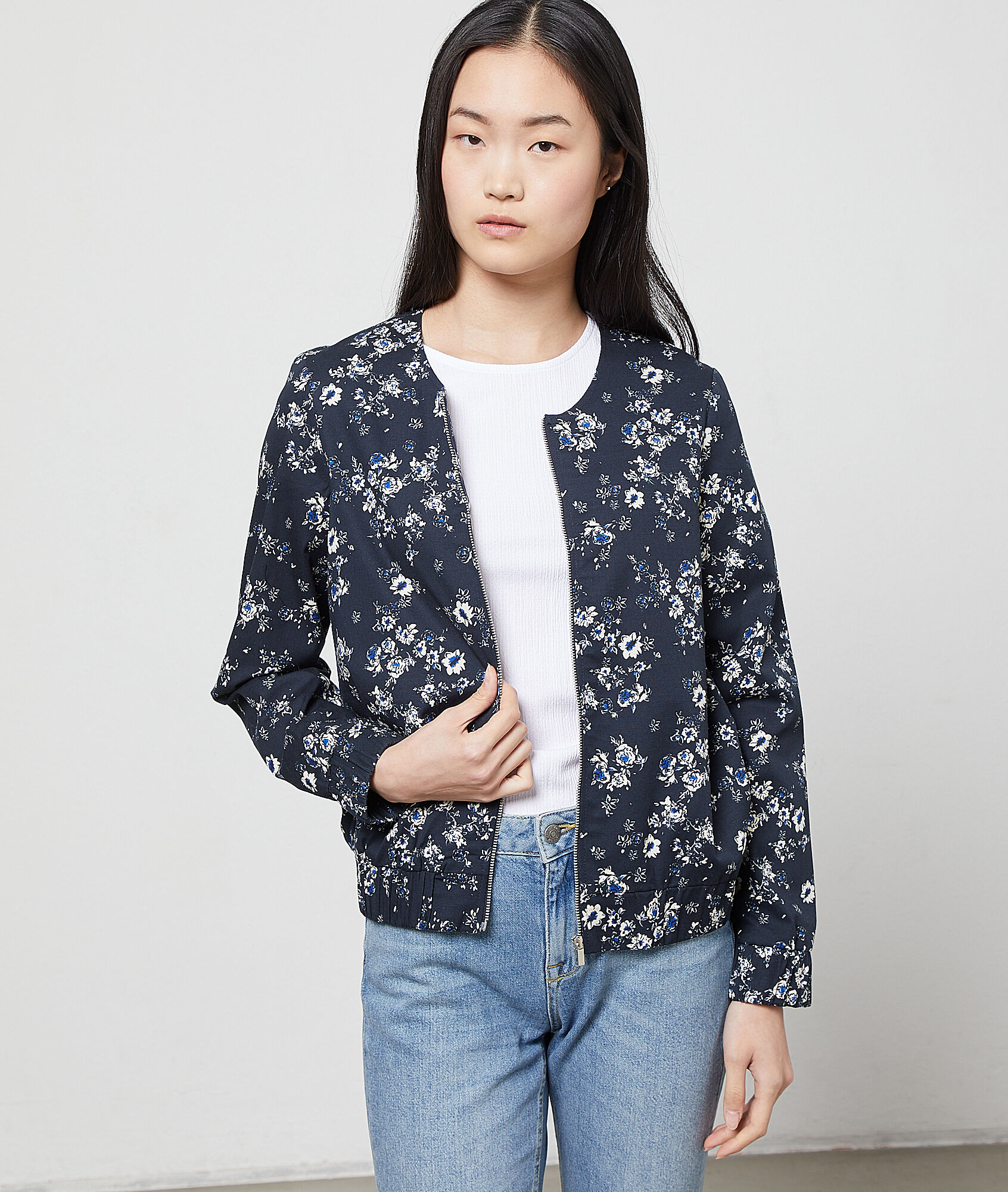 bombers femme fleuri zara