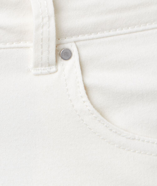 Capri pantalon, katoen ecru.