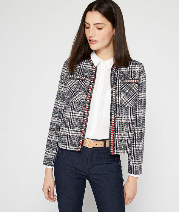 Colbert met tweed-effect Colbert met tweed-effect