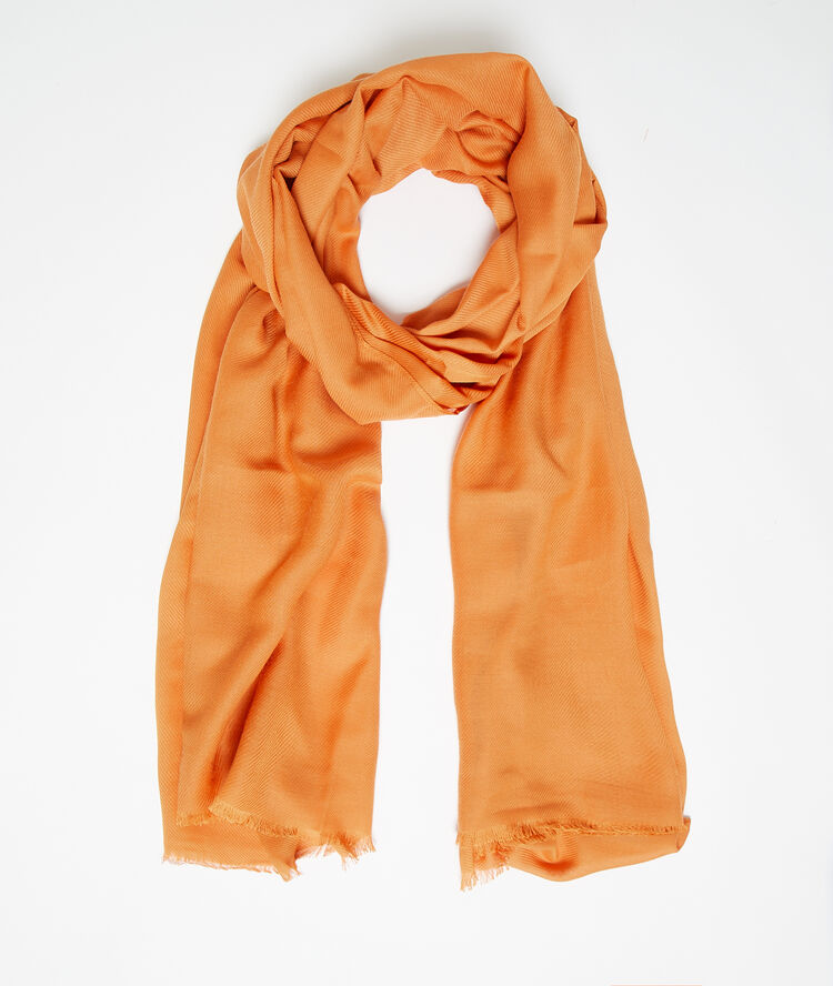 Foulard uni safran.