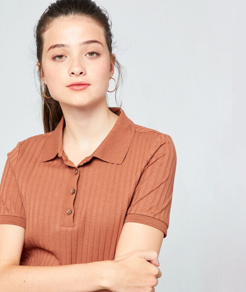 Corduroy polohemd savanna.