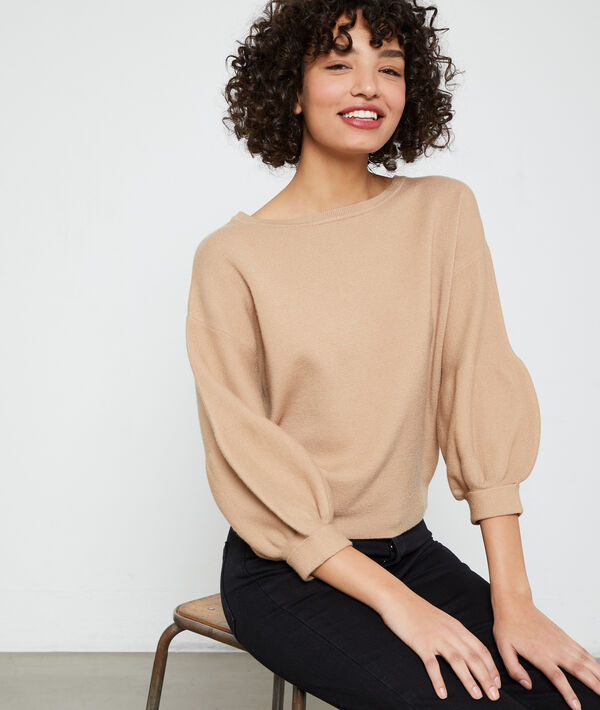 Pull met ballonmouwen Pull met ballonmouwen