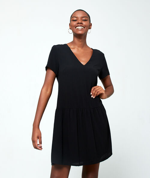 Robe fluide noir.