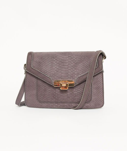 Sac besace effet serpent souris.