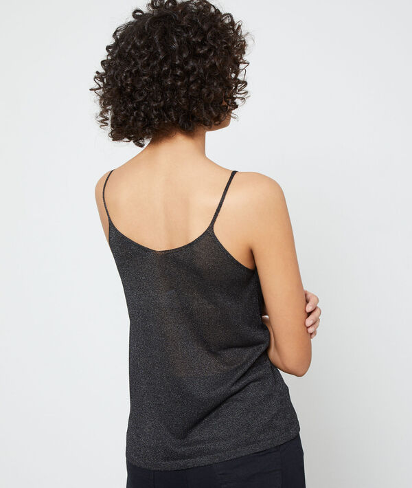 Top sans manches en maille fine Top sans manches en maille fine