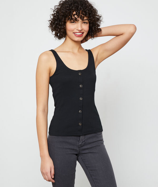 Tanktop met knopen Tanktop met knopen