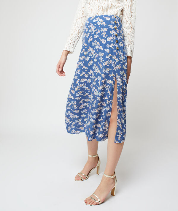 Midi-rok met bloemenprint Midi-rok met bloemenprint