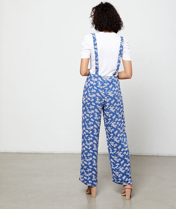 Wijde pantalon met bloemenprint Wijde pantalon met bloemenprint