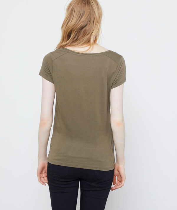 T-shirt met V-hals T-shirt met V-hals
