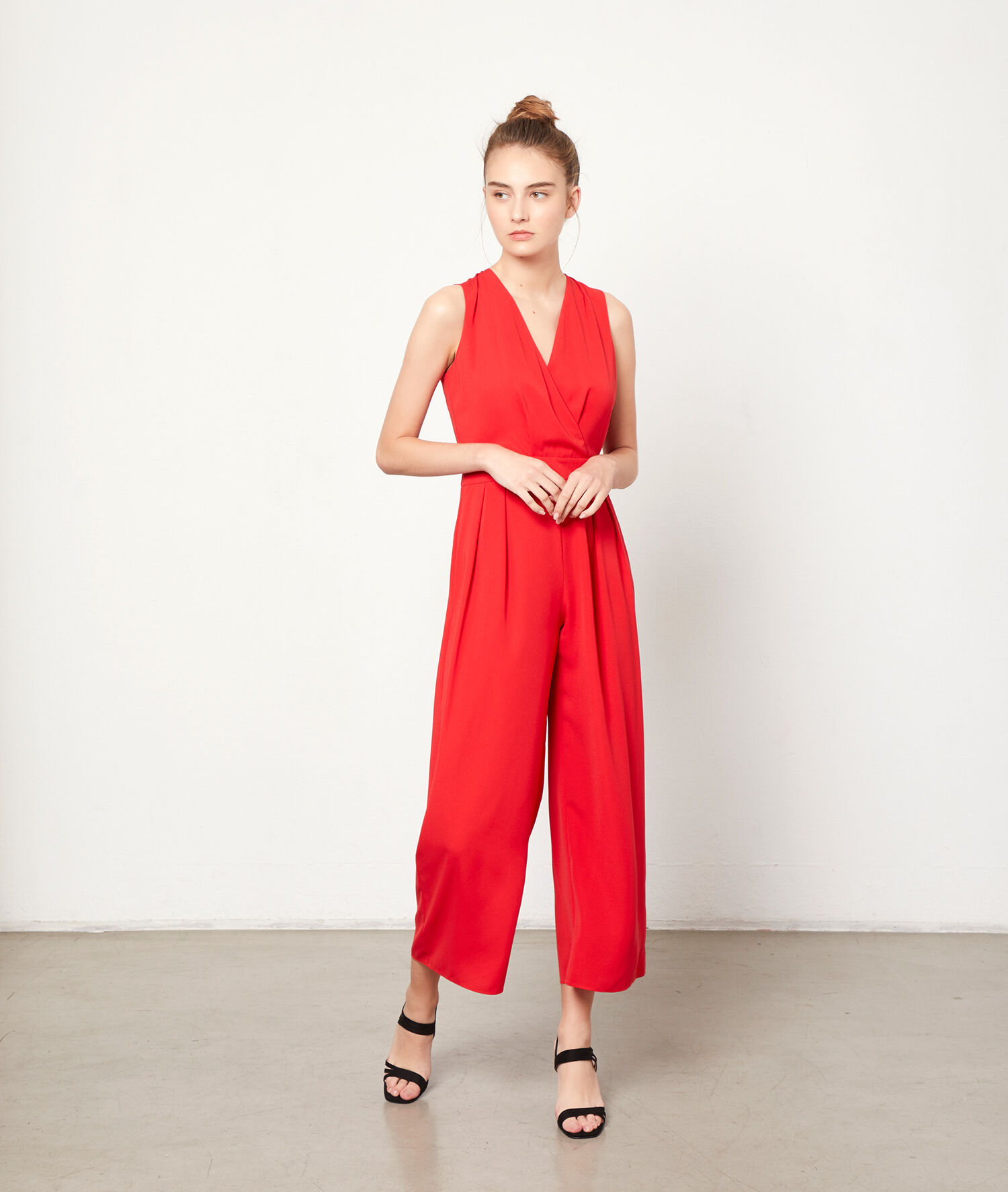 Breed jumpsuit, open rug GERANIUM ETAM