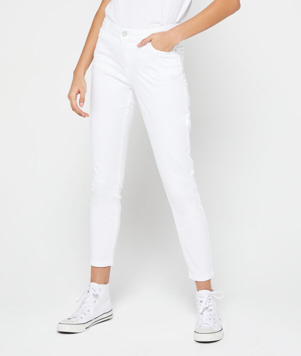Pantalon slim en coton Pantalon slim en coton