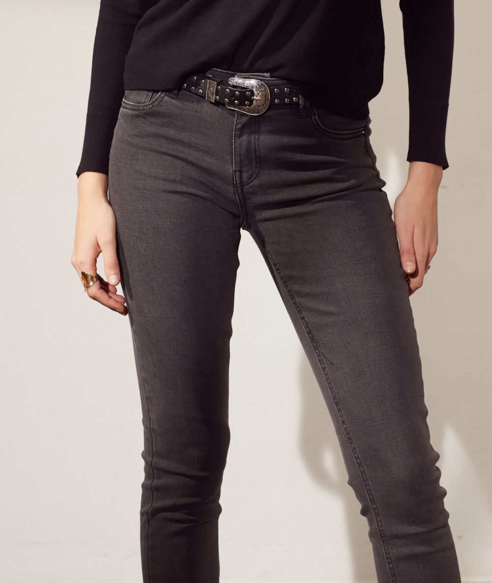 Jean slim anthracite.