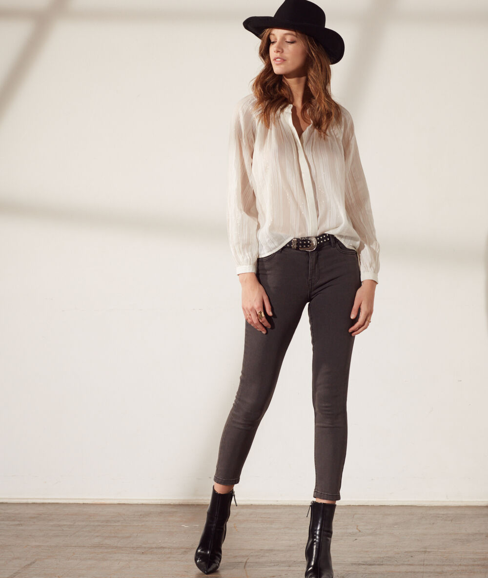 Jean skinny anthracite.