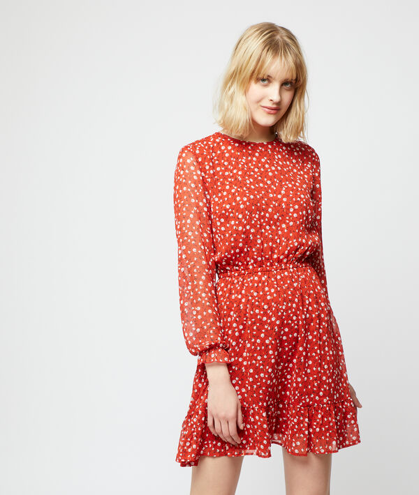 Robe smockée imprimé fleuri Robe smockée imprimé fleuri