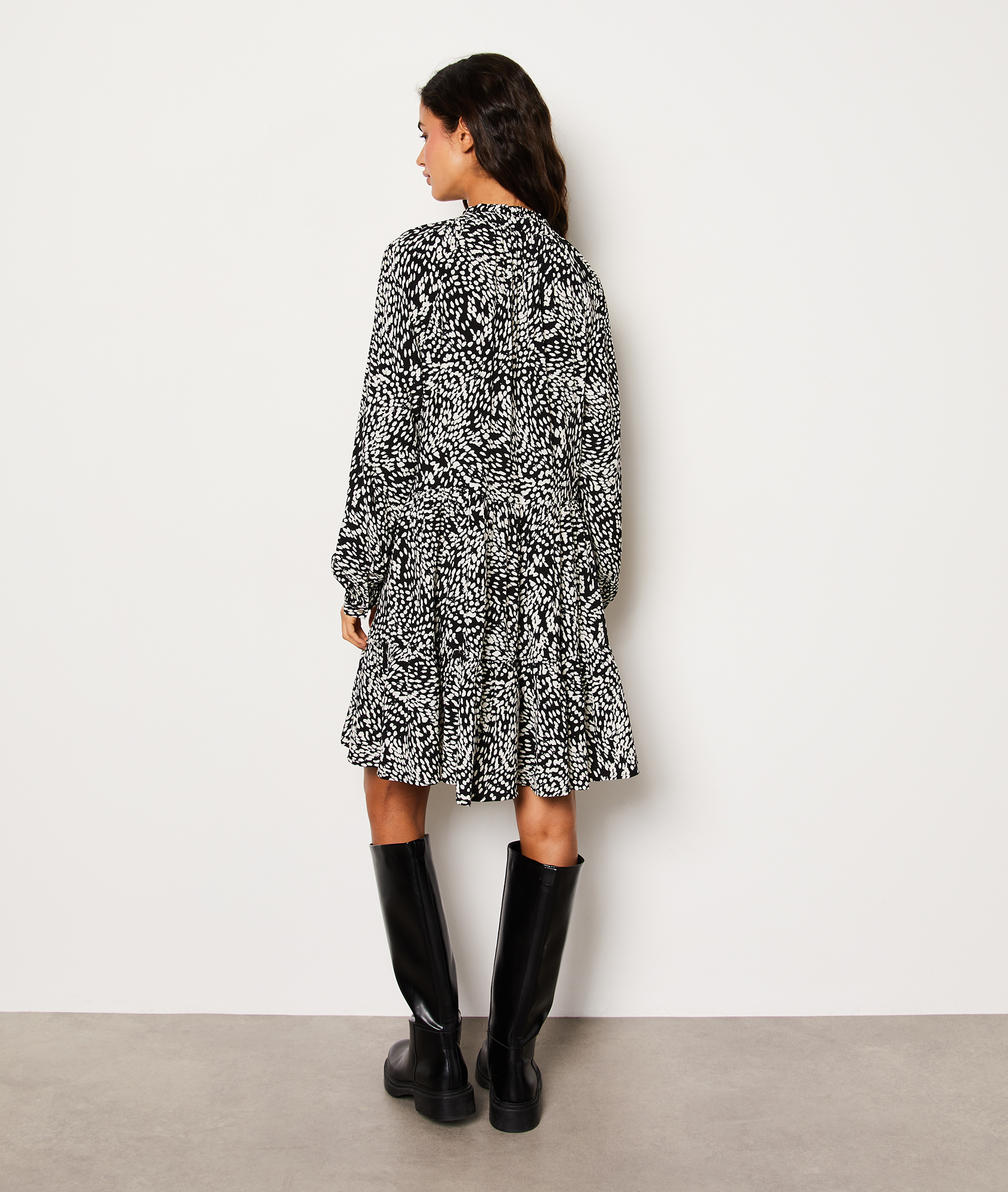 Patroon Jurk Verhoogde Taille Uitlopende Jurk Patroon- Burda