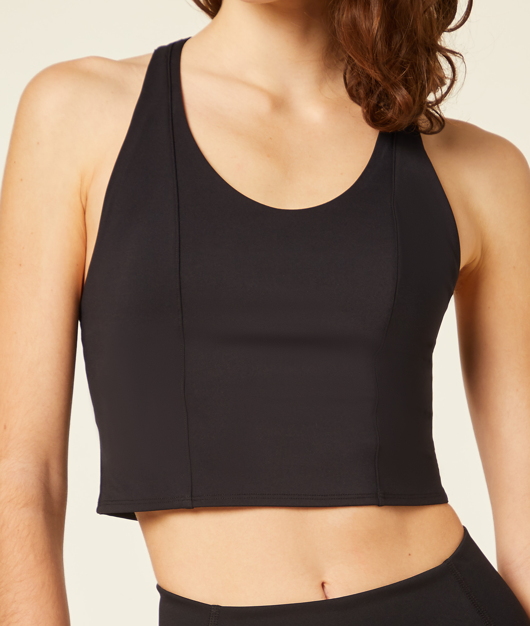 Sportbeha met racerback - STRONGER - NOIR - ETAM