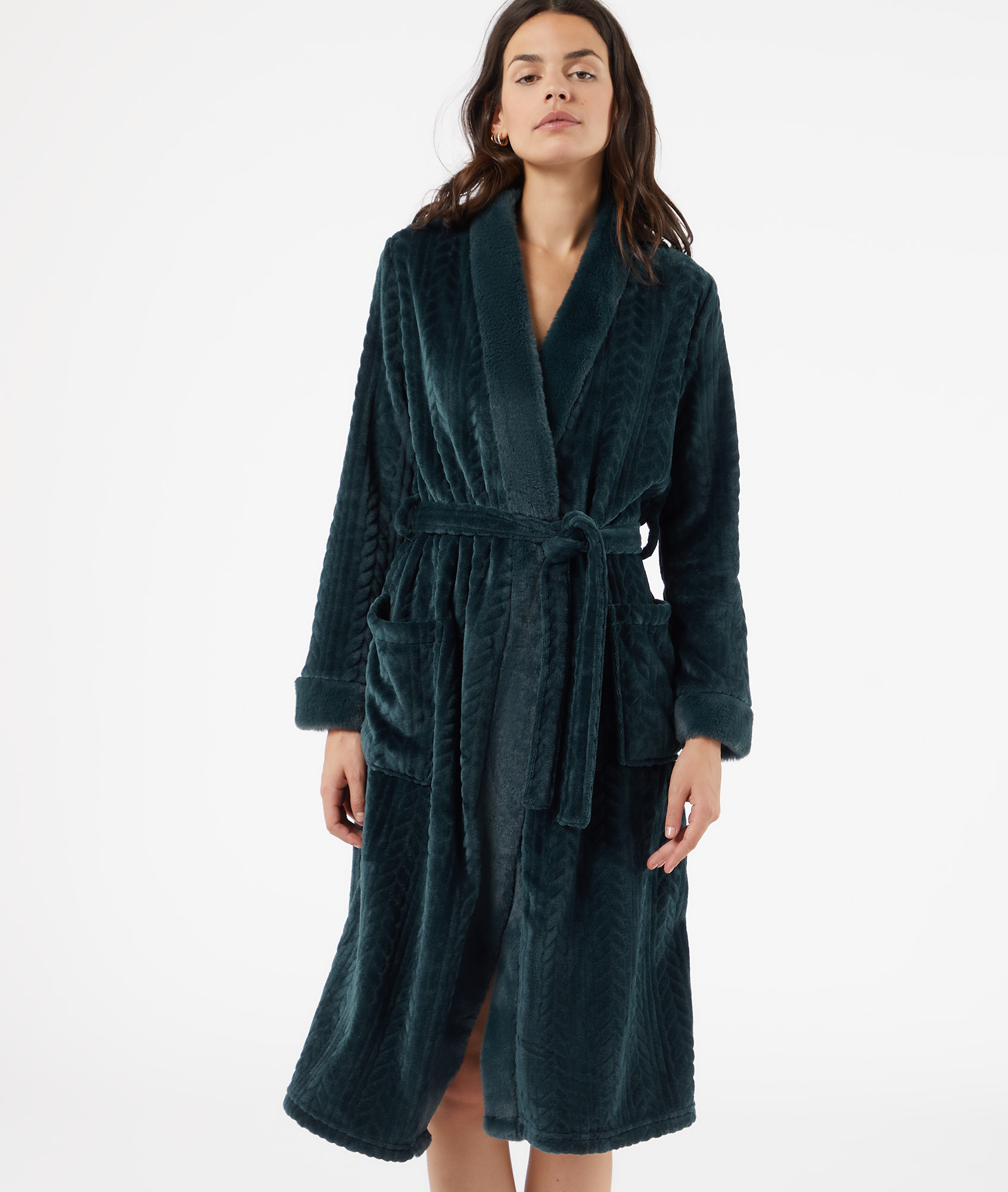 Lange badjas NOLWA VERT CANARD ETAM