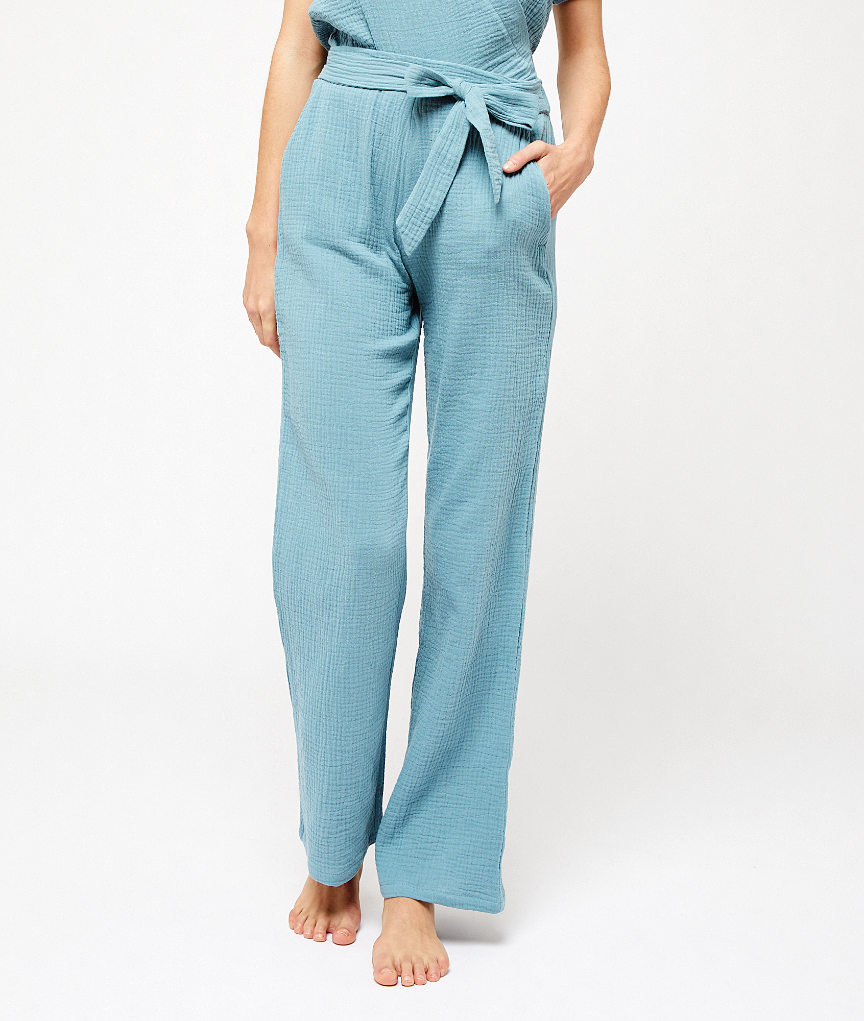 Pantalon fluide évasé Clearance